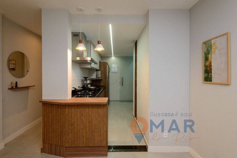 3 BDR en Leme, a 1 Minuto de la Playa | GS 257/404