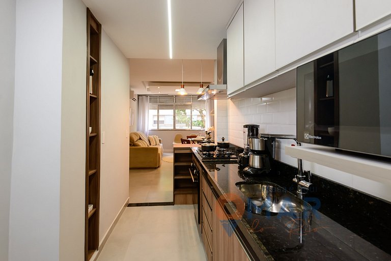 3 BDR en Leme, a 1 Minuto de la Playa | GS 257/404