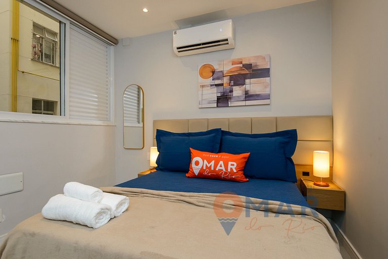 3 BDR in Leme, 1 Minute From the Beach |GS 257/404