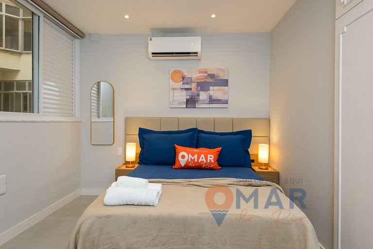 3 BDR en Leme, a 1 Minuto de la Playa | GS 257/404