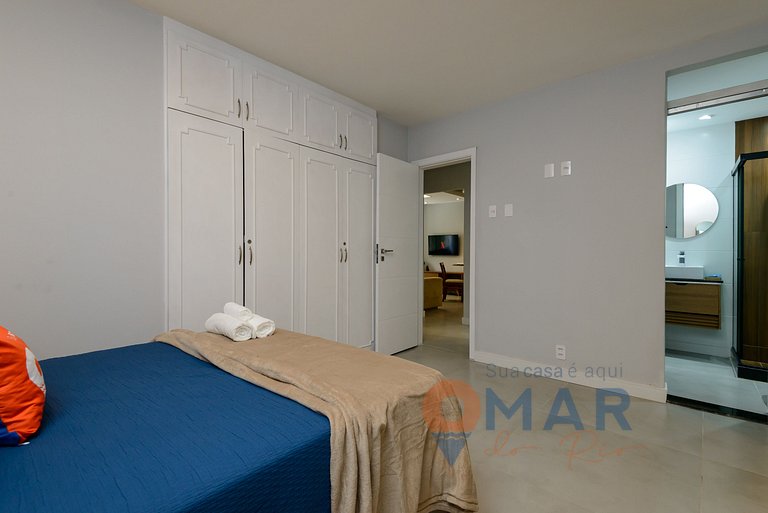 3 BDR in Leme, 1 Minute From the Beach |GS 257/404