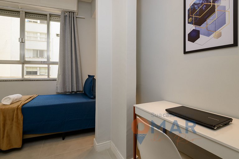 3 BDR in Leme, 1 Minute From the Beach |GS 257/404