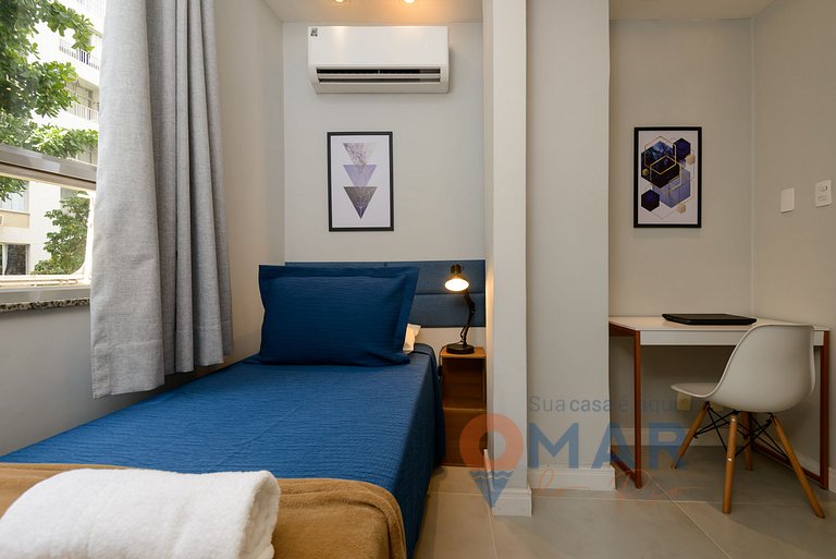 3 BDR in Leme, 1 Minute From the Beach |GS 257/404