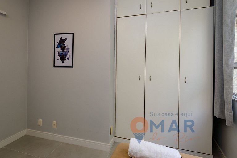 3 BDR en Leme, a 1 Minuto de la Playa | GS 257/404