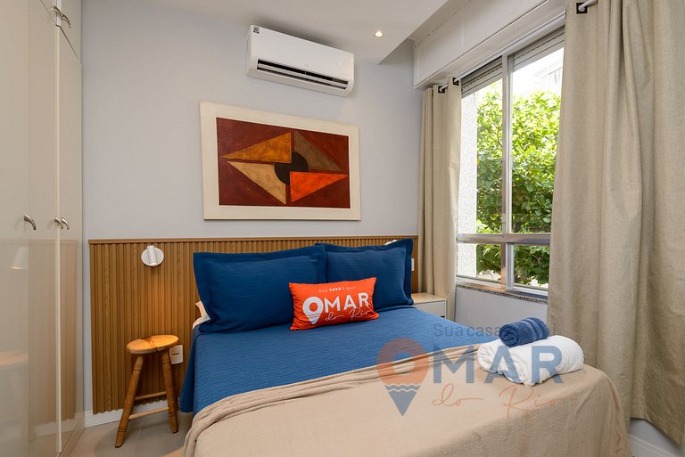 3 BDR en Leme, a 1 Minuto de la Playa | GS 257/404