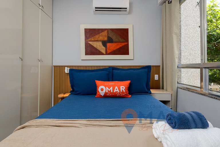 3 BDR en Leme, a 1 Minuto de la Playa | GS 257/404