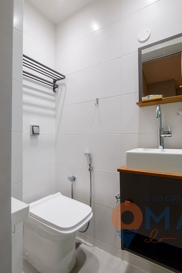 3 BDR en Leme, a 1 Minuto de la Playa | GS 257/404