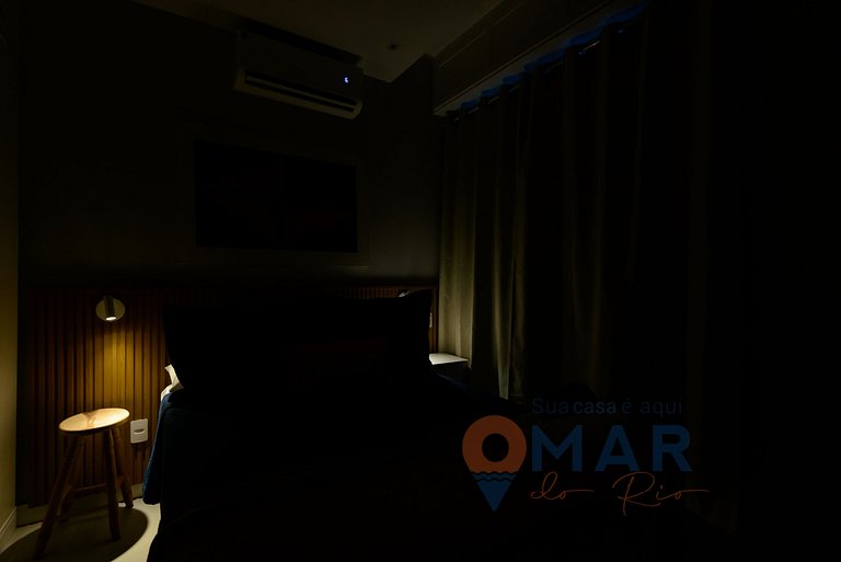 3 Qtos no Leme a 1 Minuto da Praia | GS 257/404