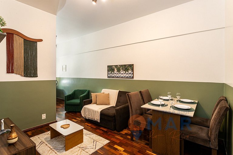 2Qtos a 8 min da Praia de Copacabana | CDJ 350/104