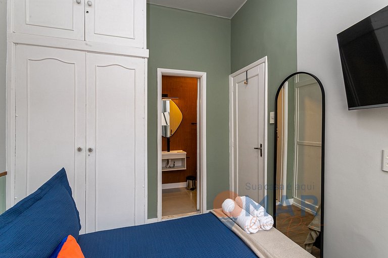 1Qto a 3 min da Praia de Ipanema | JN 185/705