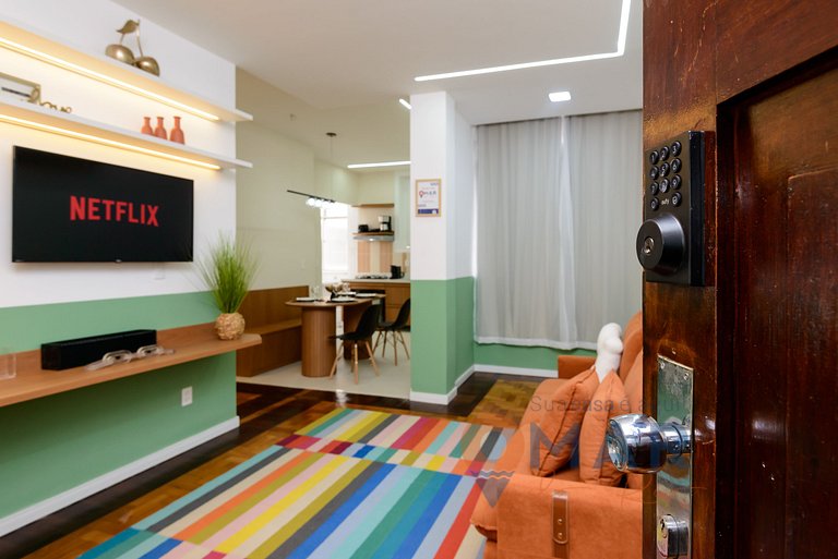 Comfort 4 min from Copacabana Beach | MVC116/204