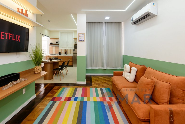 Comfort 4 min from Copacabana Beach | MVC116/204