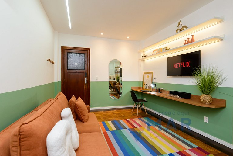 Comfort 4 min from Copacabana Beach | MVC116/204