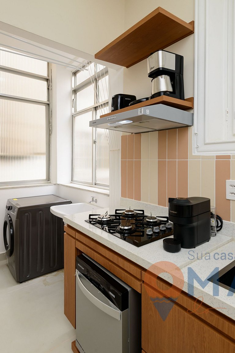 Comfort 4 min from Copacabana Beach | MVC116/204