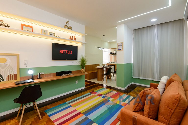 Comfort 4 min from Copacabana Beach | MVC116/204