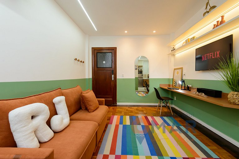 Comfort 4 min from Copacabana Beach | MVC116/204