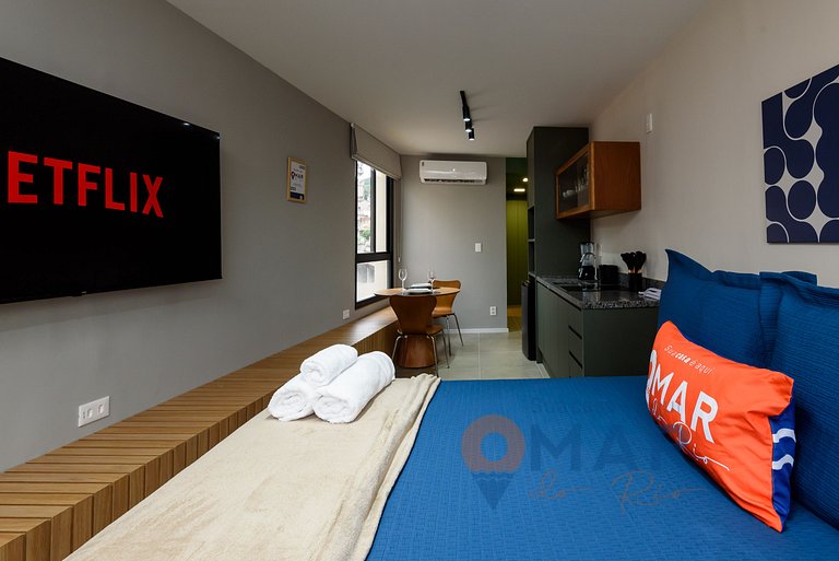 Studio com Piscina no Centro, Lapa | RL 201/504