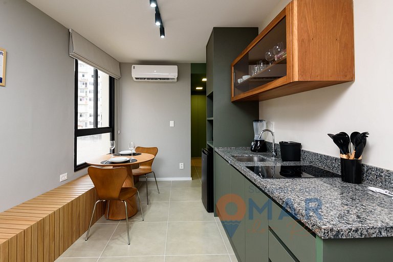 Estudio con piscina en el centro, Lapa |RL 201/504