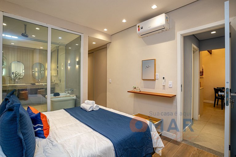 Apart with Bathtub 2 Min from the Beach|PM 276/103