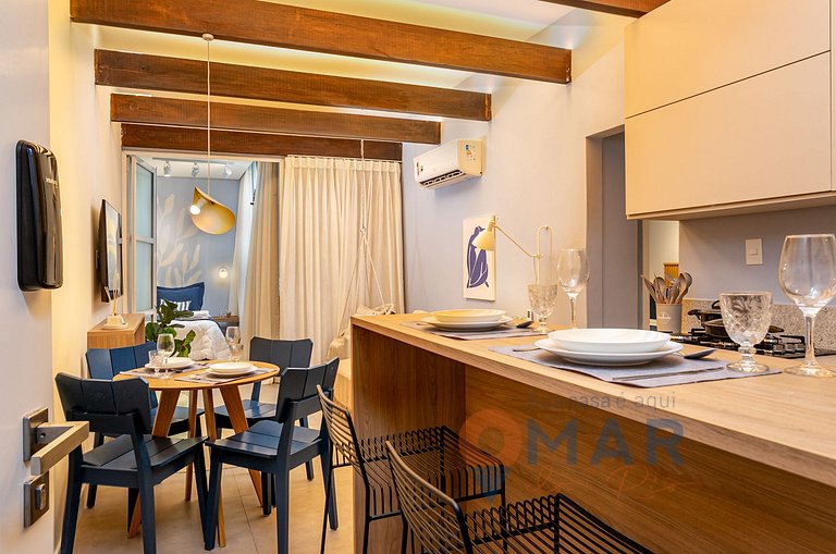 Apart with Bathtub 2 Min from the Beach|PM 276/103