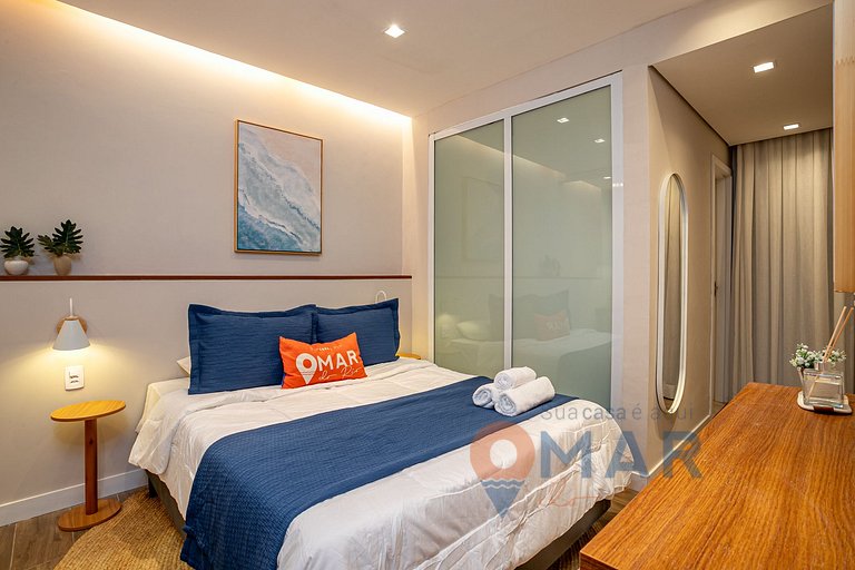 Apart with Bathtub 2 Min from the Beach|PM 276/103