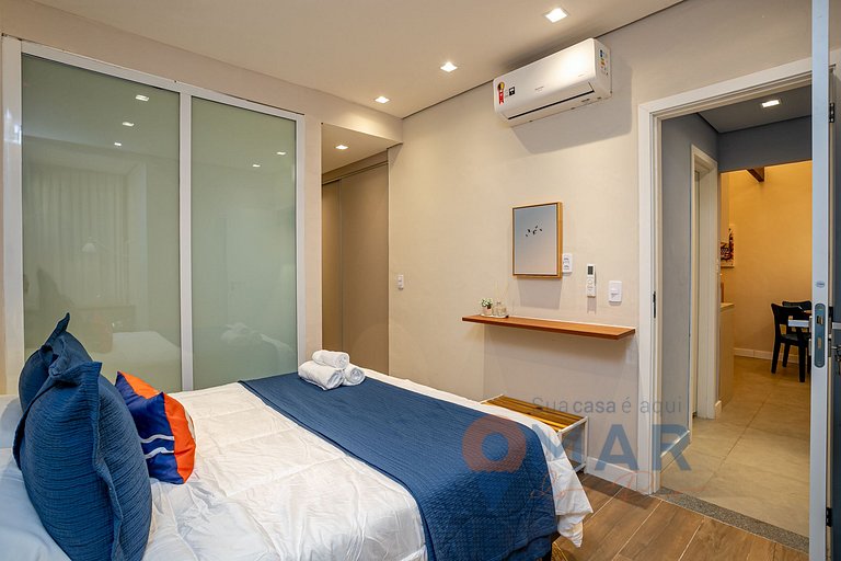 Apart with Bathtub 2 Min from the Beach|PM 276/103