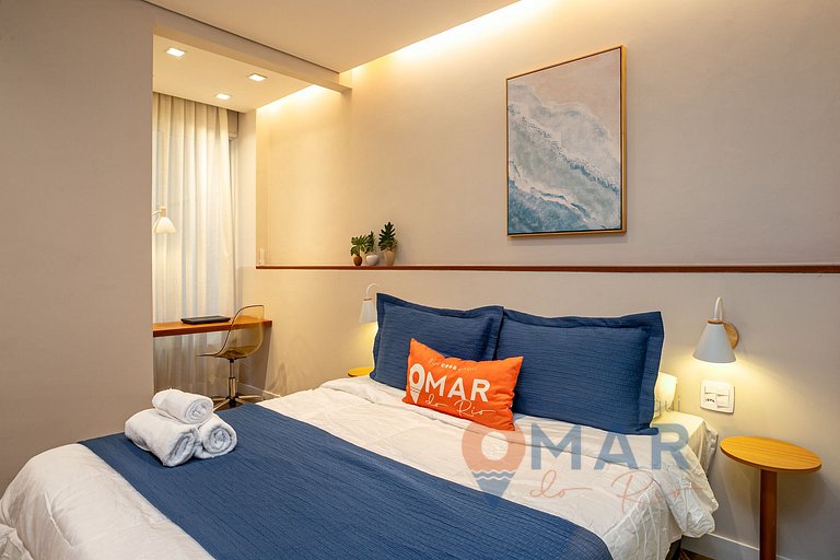 Apart with Bathtub 2 Min from the Beach|PM 276/103