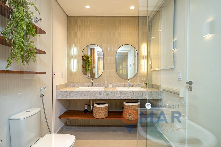 Apart with Bathtub 2 Min from the Beach|PM 276/103