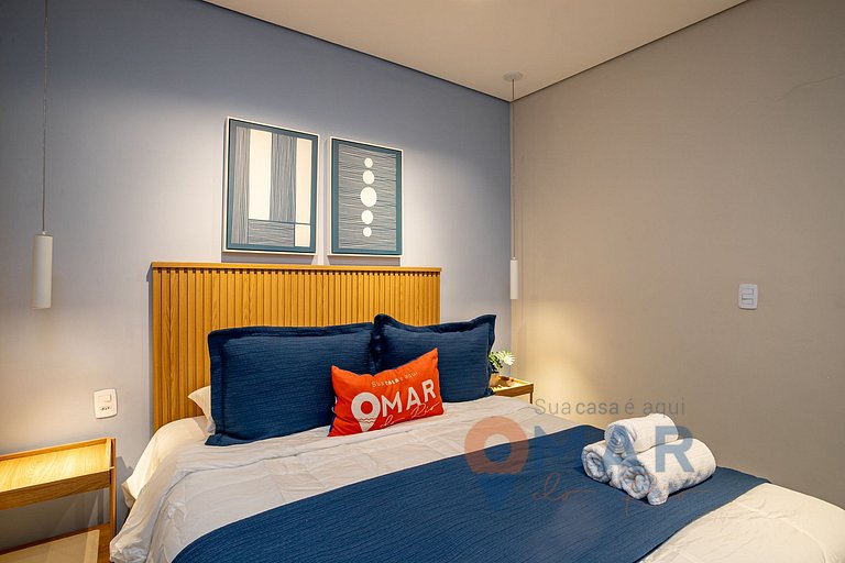 Apart with Bathtub 2 Min from the Beach|PM 276/103