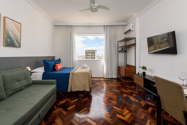 Estudio a 8min de Playa Copacabana|SQC 143E/1330