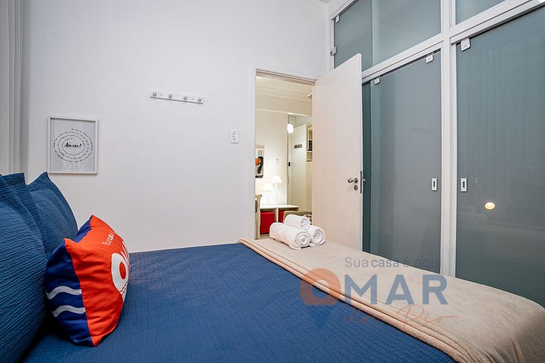 2 Quartos em Copacabana a 2Min da Praia|DF 236/104