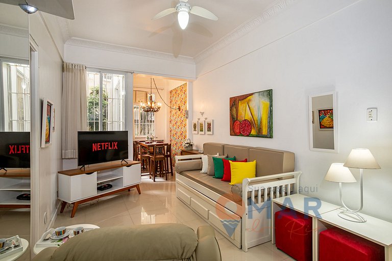 2BDRs en Copacabana a 2 Min de la playa|DF 236/104