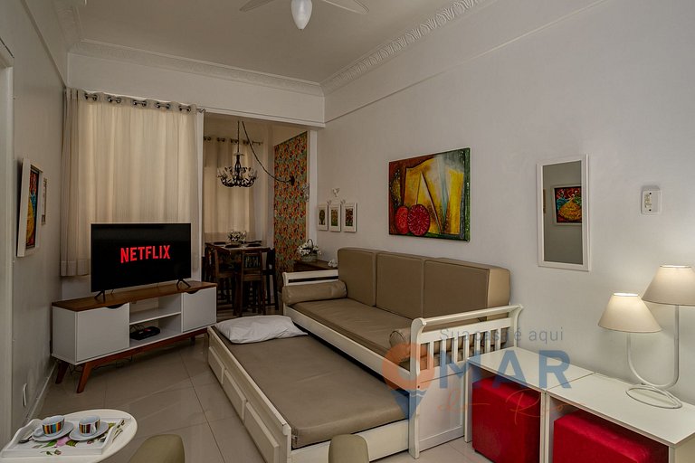 2 Quartos em Copacabana a 2Min da Praia|DF 236/104