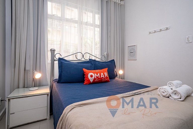 2 Quartos em Copacabana a 2Min da Praia|DF 236/104