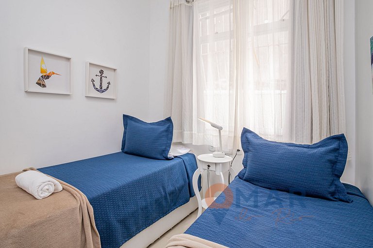 2BDRs in Copacabana 2Min from the Beach|DF 236/104