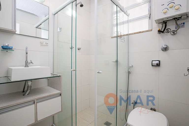 2 Quartos em Copacabana a 2Min da Praia|DF 236/104