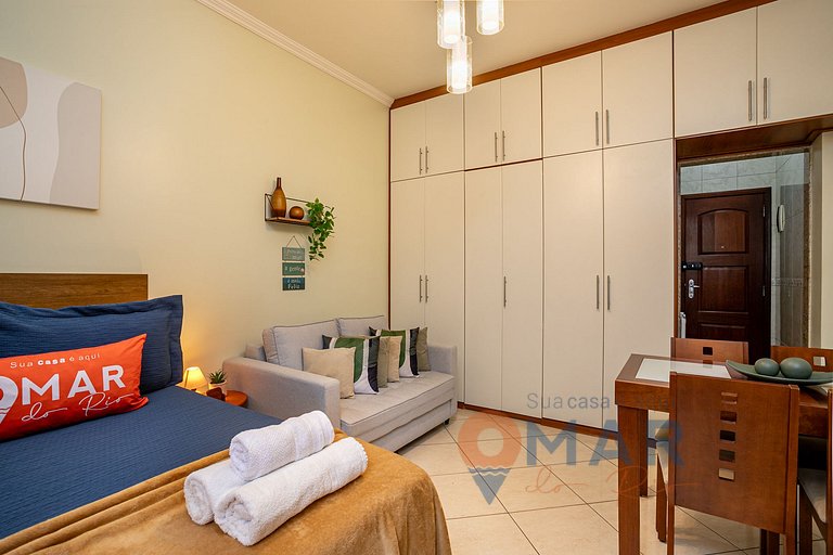 Studio in Copacabana: 4 min to Beach | MVC 156/901