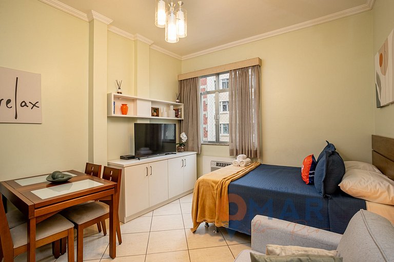 Studio in Copacabana: 4 min to Beach | MVC 156/901