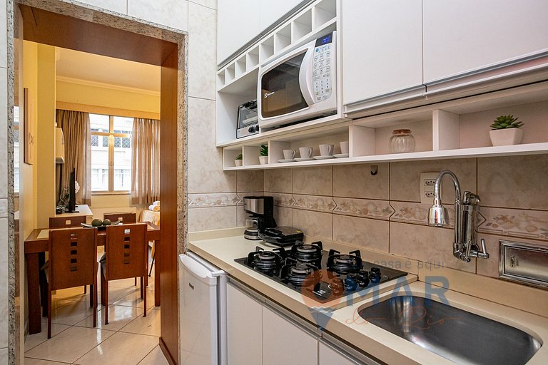 Studio em Copacabana: 4 min da Praia | MVC 156/901