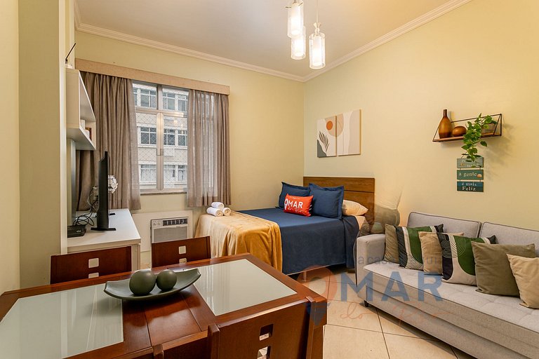 Studio in Copacabana: 4 min to Beach | MVC 156/901