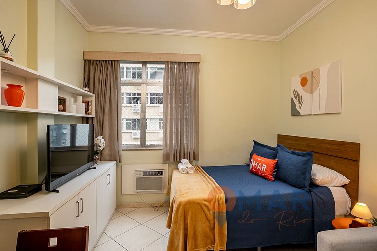 Studio in Copacabana: 4 min to Beach | MVC 156/901