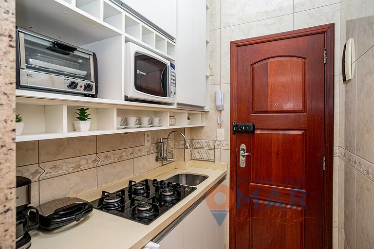 Studio en Copacabana: 4 min de la Playa|MVC156/901