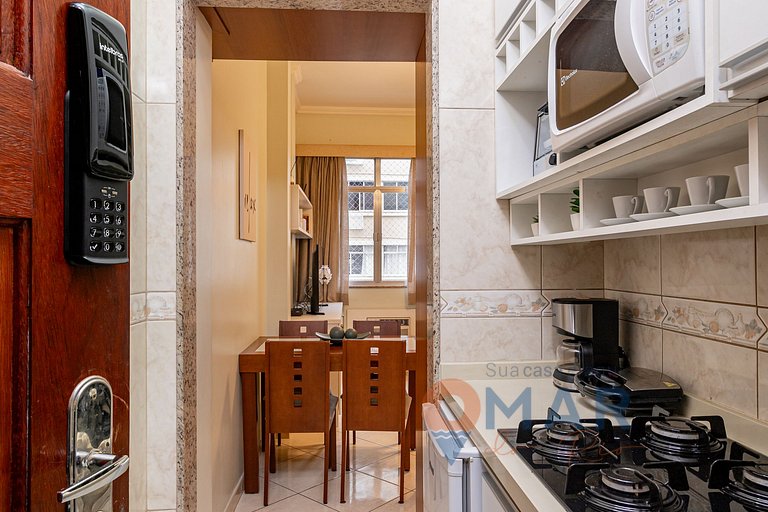 Studio in Copacabana: 4 min to Beach | MVC 156/901