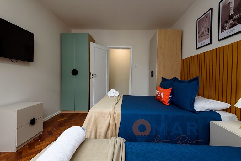 3BDRs just 3min from Copacabana Beach|NSC 920/1002