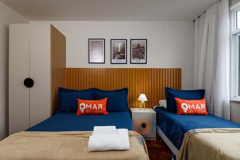 3BDRs a 3min Playa Copacabana | NSC 920/1002