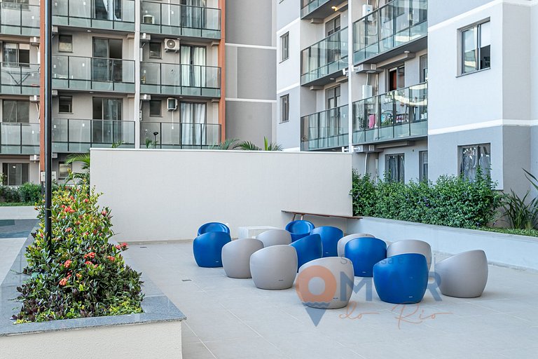 Estudio c/ piscina en el centro de Río|ER 441/1504