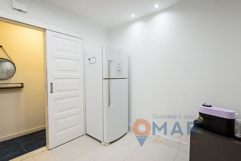 1 Quarto com Sacada a 180m da Praia | FS 35/303