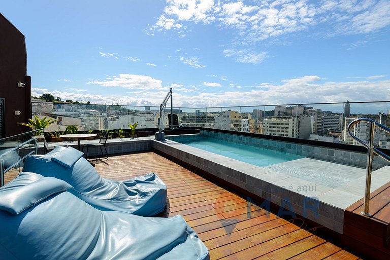 Studio c/ Piscina e Academia, Centro | RL 201/1108