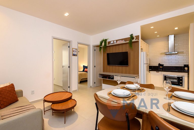 2BDRs in Copacabana 1Min from the beach|A 1480/404