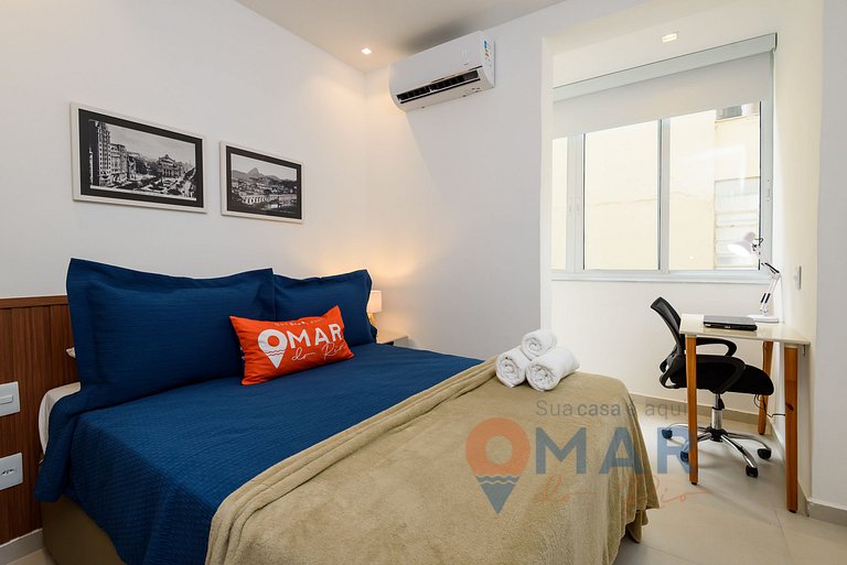 2Qtos em Copacabana a 1Min da Praia| A 1480/404